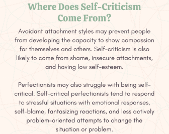 The emergence of self-criticism